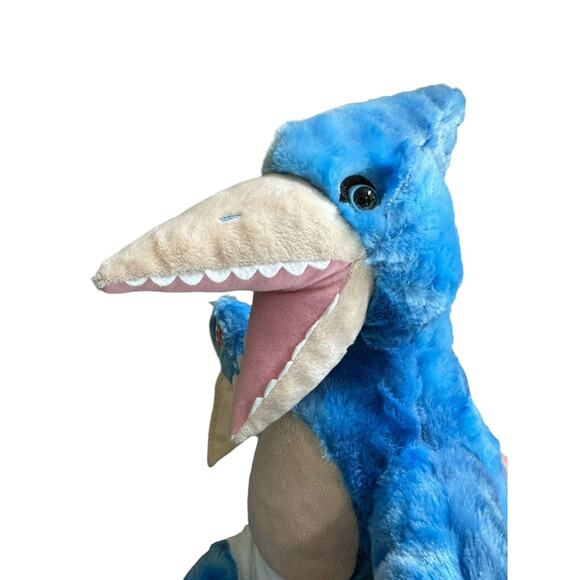 Build a Bear Blue Pterodactyl 18" Plush Flying Dinosaur Blue BAB Dinosauria - Picture 1 of 8